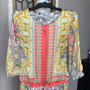 Jennifer Lopez Women's Multicolor Printed Top